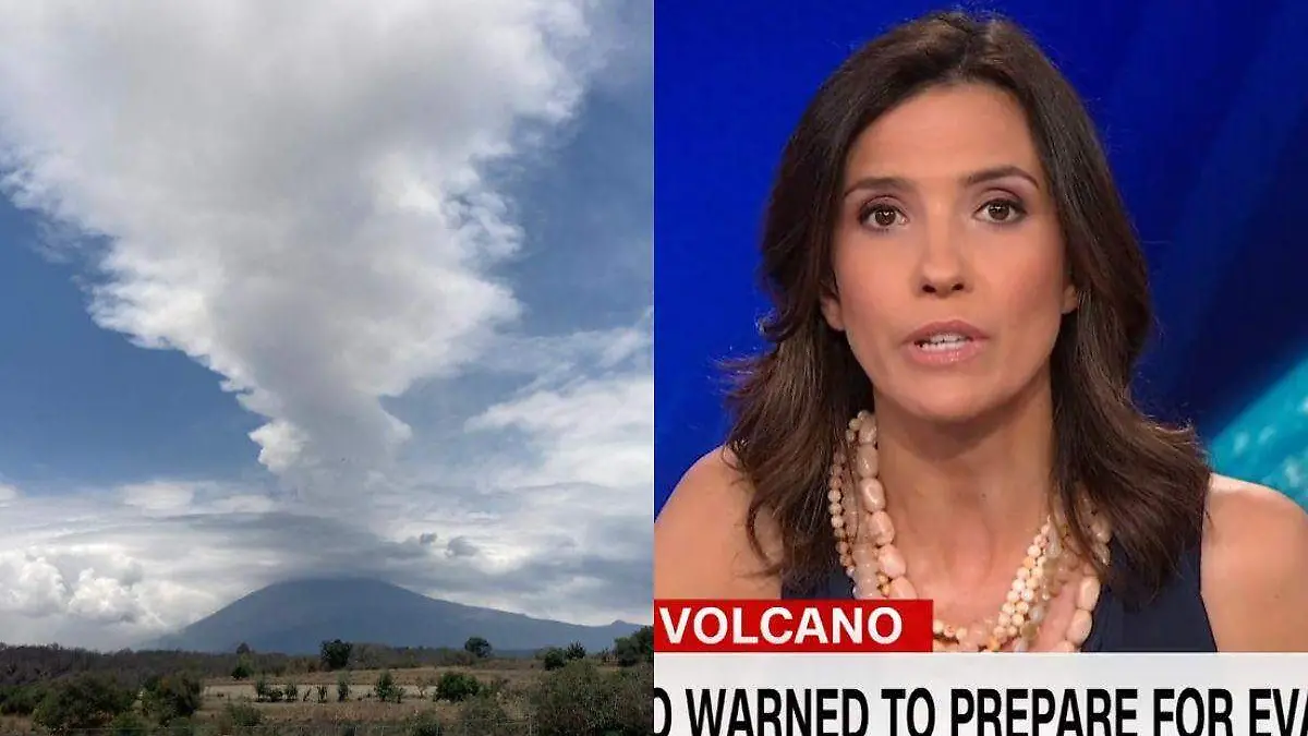 Conductora de CNN se hace viral por equivocarse al decir popocatépetl